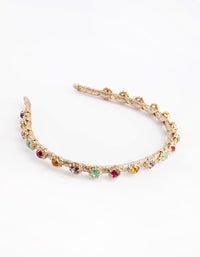 Mixed Stone Diamante Headband - link has visual effect only