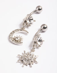 Surgical Steel Luna & Solstice Belly Ring Pack - link has visual effect only