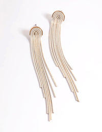 Gold Mini Waterfall Cupchain Earrings - link has visual effect only