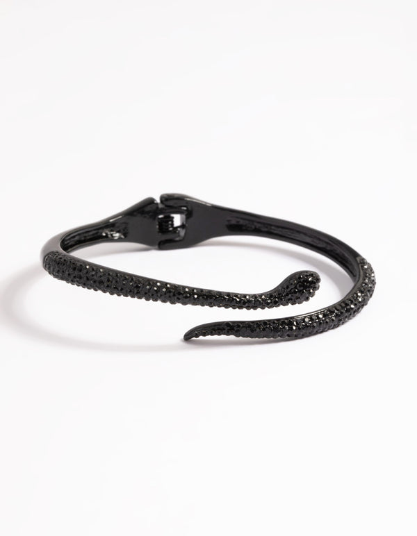 Diamante Snake Hinge Bracelet