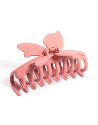 Blush Acrylic Butterfly Claw Clip - link has visual effect only