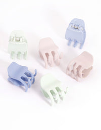 Plastic Pastel Mini Claw 6-Pack - link has visual effect only