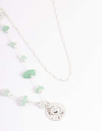 Silver Green Adventurine Choker Pack - link has visual effect only