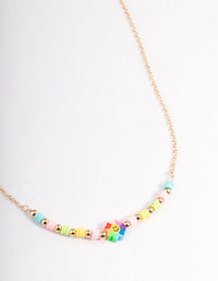 Gold Happy Flower Necklace - link has visual effect only