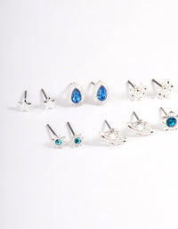 Silver Garden Celestial Earrings 8-Pack - link has visual effect only