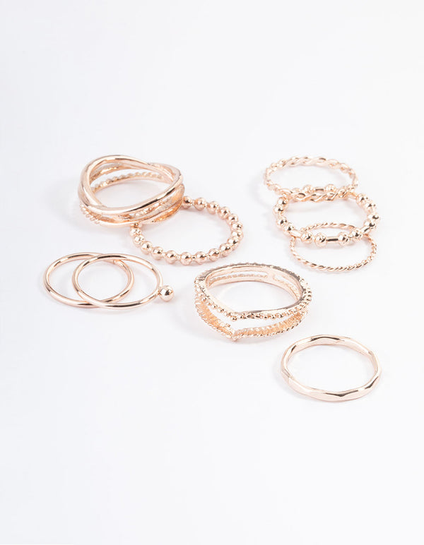 Rose Gold Mixed Ball Band Pack