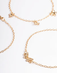 Gold Dainty Garden Bracelet Pack - link has visual effect only