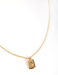 Gold Plated Pendant Necklace - link has visual effect only