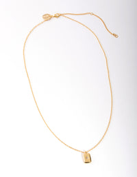 Gold Plated Pendant Necklace - link has visual effect only