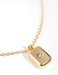 Gold Plated Pendant Necklace - link has visual effect only