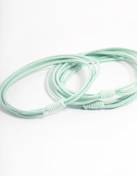 Mint Fabric Hair Tie Pack - link has visual effect only