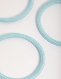 Blue Fabric Classic Hair Tie Pack - link has visual effect only