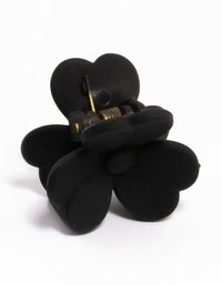 Black Mini Daisy Hair Claw Clip - link has visual effect only