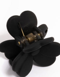 Black Mini Daisy Hair Claw Clip - link has visual effect only