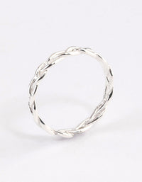 Sterling Silver Braided Ring - link has visual effect only