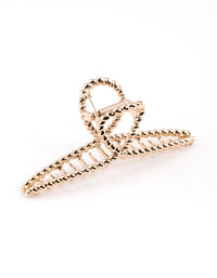 Gold Twist Rope Claw Clip - link has visual effect only