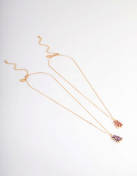 Gold Diamante Gummy Bear Necklace Pack - link has visual effect only