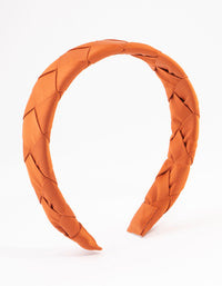 Copper Fabric Cross Wave Headband - link has visual effect only