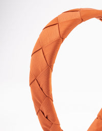 Copper Fabric Cross Wave Headband - link has visual effect only