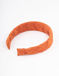 Copper Fabric Cross Wave Headband - link has visual effect only