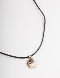 Gold Celestial Yin & Yang Necklace - link has visual effect only