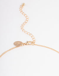 Gold Double Infinity Heart Necklace - link has visual effect only