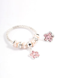 Kids Glitter Flower Bracelet & Ring Pack - link has visual effect only