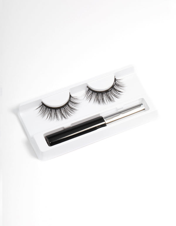 Black Soft Natural Magentic Fake Eyelashes