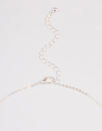 Silver Solid Tag Necklace - link has visual effect only