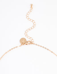 Gold Textured Disc Necklace - link has visual effect only