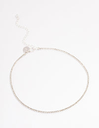 Silver Cupchain Choker - link has visual effect only