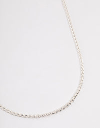 Silver Classic Wheat Chain Necklace - link has visual effect only