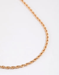 Gold Rope Chain Necklace - link has visual effect only