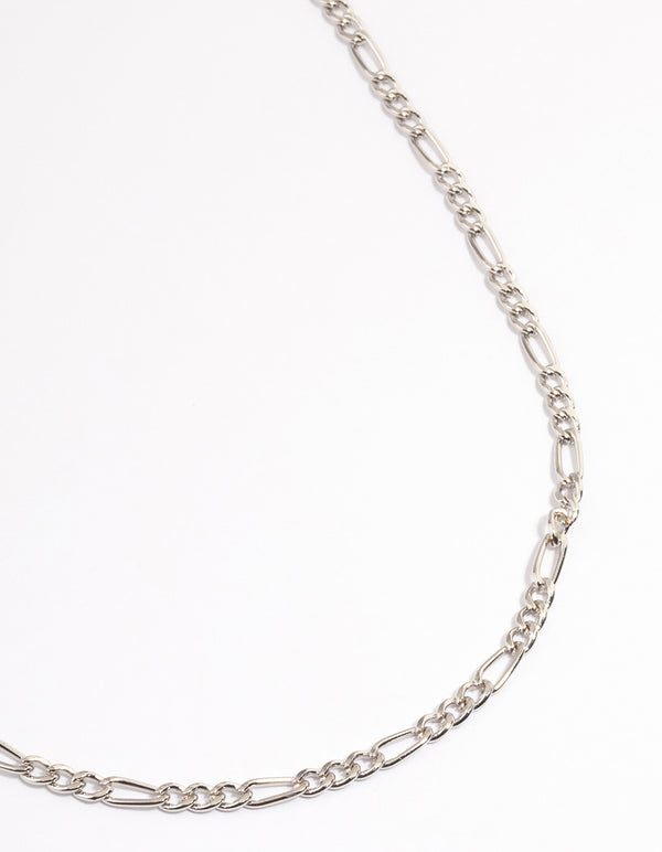 Silver Figaro Chain Necklace