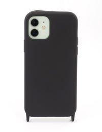 iPhone 12/12 Pro Black Silicone Phone Case - link has visual effect only