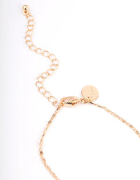 Gold Heart Key Multi Necklace - link has visual effect only