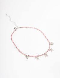 Silver Butterfly Curb Choker - link has visual effect only