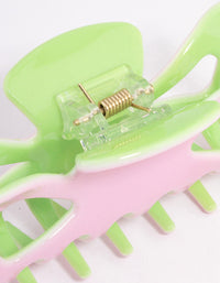 Plastic Contrast Coloured Claw Clip - link has visual effect only