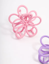 Acylic Flower Claw Clip Pack - link has visual effect only