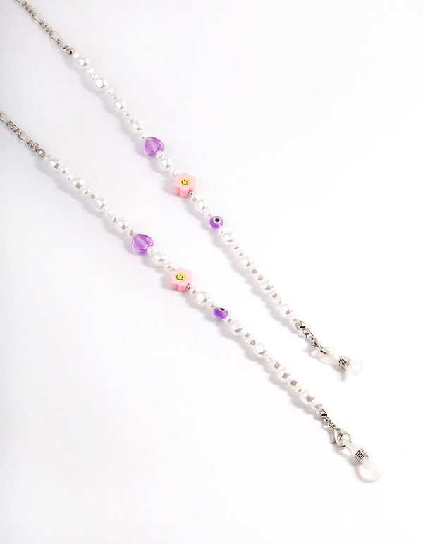 Rhodium Pearl Fig Classes Chain