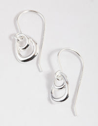 Sterling Silver Organic Drop Earrings - link has visual effect only