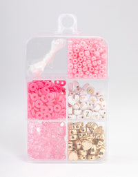 Gold Pink 'Make Your Own' Bead Kit - link has visual effect only