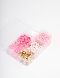 Gold Pink 'Make Your Own' Bead Kit - link has visual effect only