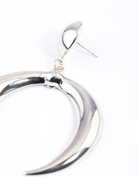 Silver Bull Bar Drop Earrings - link has visual effect only