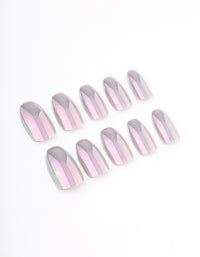 Lilac Glazed Press On Nails - link has visual effect only