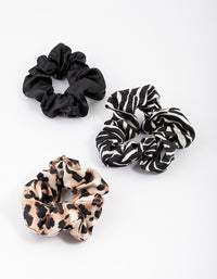 Fabric Wide Stone Animal Scrunchie Pack - link has visual effect only