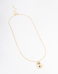 Gold Plated Box Chain Drop Necklace - link has visual effect only