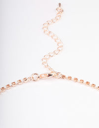 Rose Gold Graduated Twisted Jewellery Set - link has visual effect only