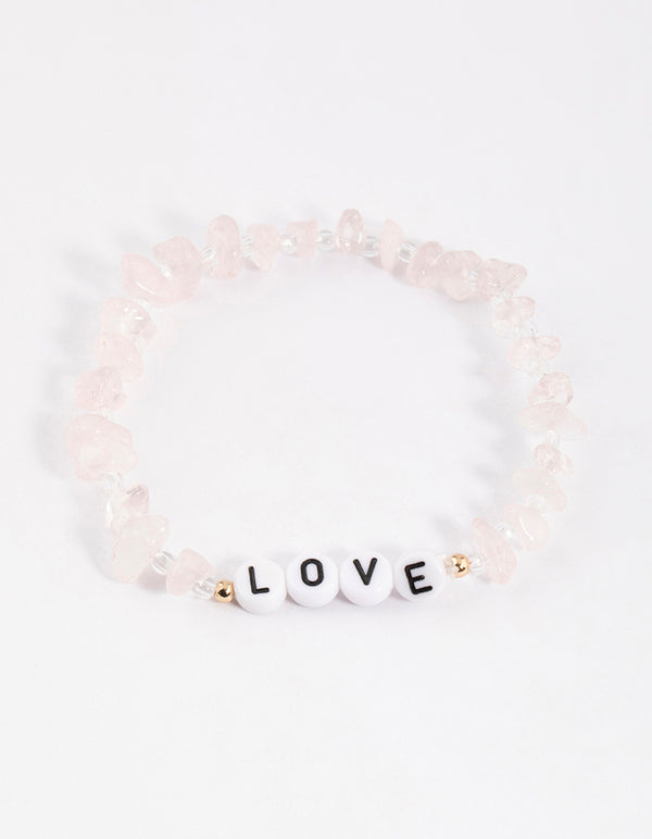 Rose Quartz Love Bracelet