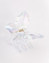 Iridescent Butterfly Claw Clip - link has visual effect only